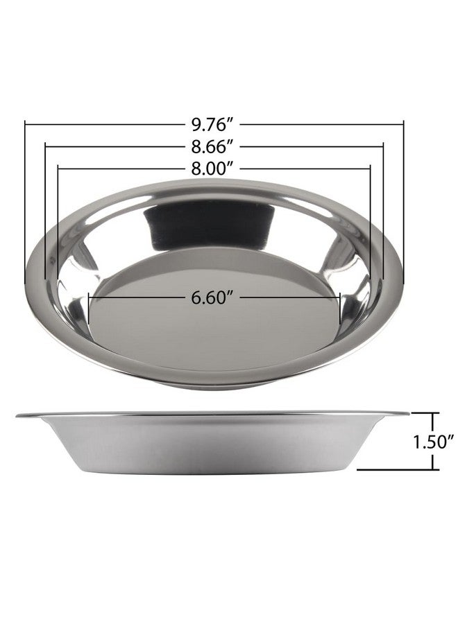 Lindy's - 5M871 Lindy's Stainless Steel 9 inch pie pan, Silver - Image 2