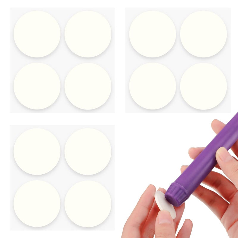 Geyee 12 Pcs Candle Grips for Taper Candles Adhesive Holder Taper Candle Inserts Small Accessories Holiday Party Supplies