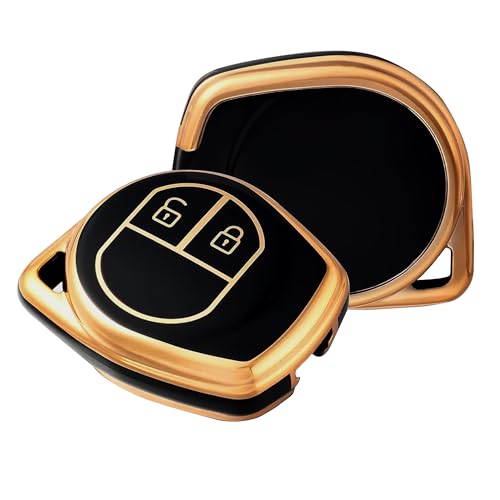 OTO2EYE TPU Car Key Cover for Maruti Suzuki Alto | Baleno | Celerio | Ciaz | Swift Dzire | Ertiga | Ignis | Ritz | S-Cross | S-Presso | Swift | SX4 | XL6 | Vitara Brezza | Wagon R 2 Button Key Cover - Image 1