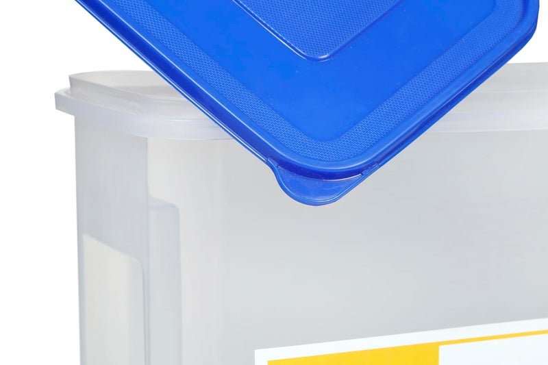 Varmora DSTG0336+Scoop x2pcs Plastic Container - 15 kg, Pack of 2, Clear - Image 5