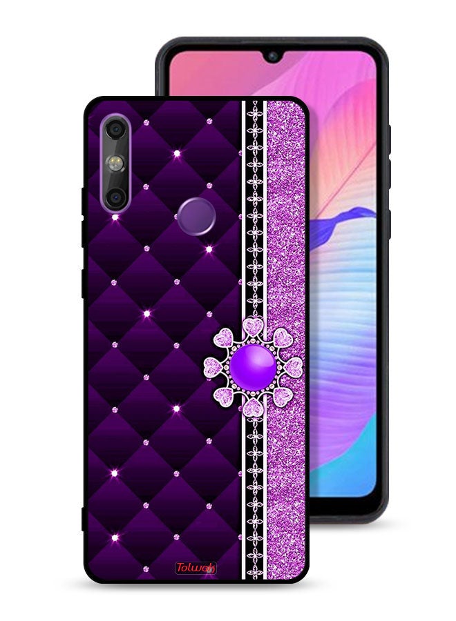 Tolwak Huawei Enjoy 20e Protective Case Cover Glitter Hearts - Image 1