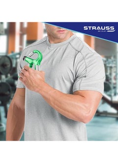 Strauss Adjustable Hand Grip with Smart Counter | Adjustable Resistance (10KG - 60KG) | Hand Gripper for Home & Gym Workouts | Perfect for Finger & Forearm Hand Exercises for Men & Women (Green) - pzsku/Z0A89E0F49CC5F9B893E7Z/45/_/1737806030/924e352d-0fb7-4a12-8aa8-34da0586fd3b