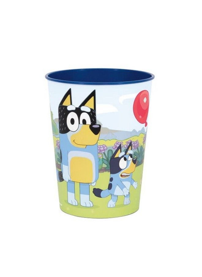 Unique - Bluey Birthday Party Supplies Bundle Pack Includes Reusable Plastic Cups 12 Count - Image 1