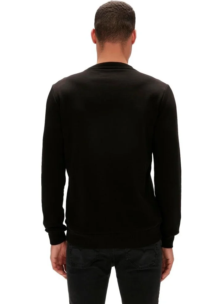 Bad Bear Story Crewneck Men's Black Sweatshirt 23.02.12.023-C01