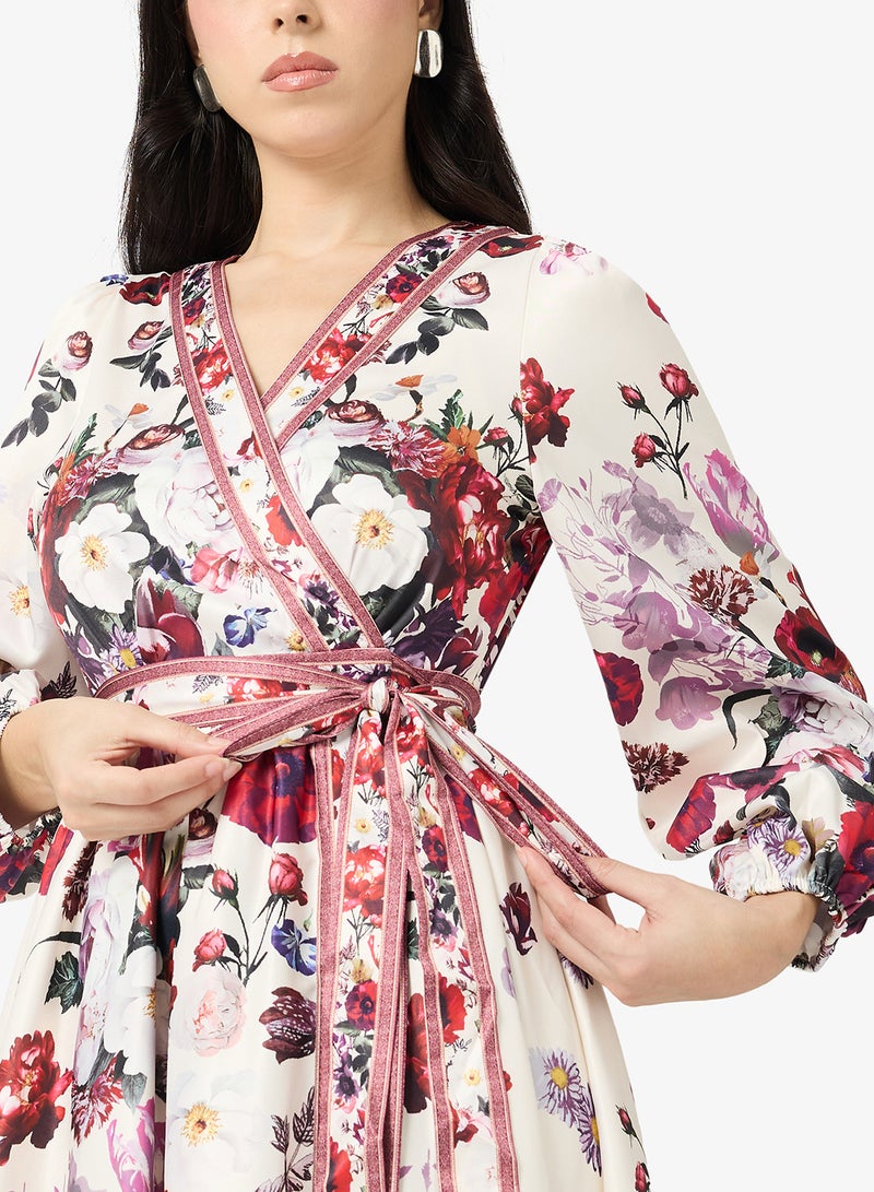 ELLA Floral  Print Dress - Image 3
