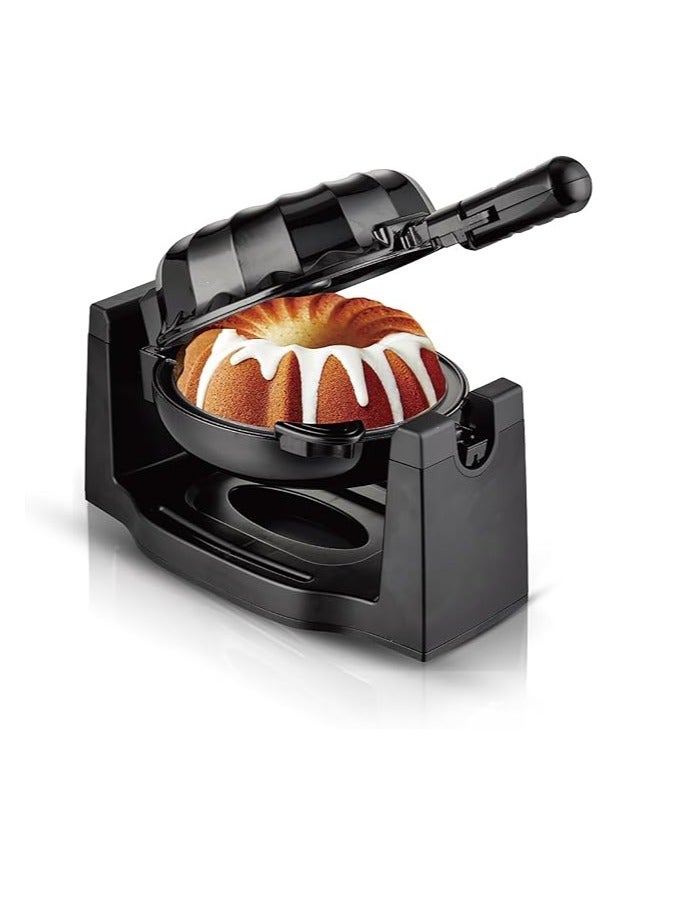 Household Cake Machine, Bundt Cake Maker Multifunctional Flipping Bread Machine with Anti-slip Feet and Non-stick Plate, Constant Temperature, Even Heating, Suitable for Home Kitchen and Commercial Use (11 Inch)  - Image 1