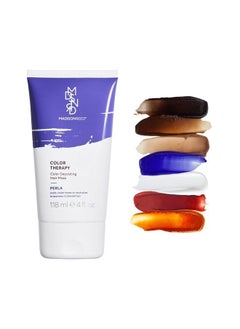 Color Therapy, Perla, Color Depositing Hair Mask & Deep Conditioning Treatment, Intensely Hydrating, Refreshes Color & Tone, Keratin & Argan Oil, 4 Fl Oz (118 mL)