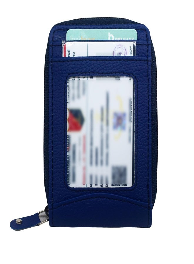 GREEN DRAGONFLY PU Leaher Clutches/Women's Wallets/Card Holder for Women,Credit Card Holder Wallet for Women & Girl's(NMB/202306733-Blue) - Image 2