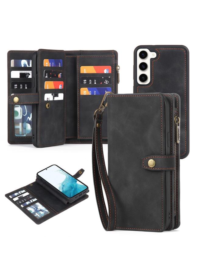 S-TOP Case For Samsung Galaxy A71 4G Zipper Wallet Magnetic Detachable Leather Phone Case - Image 1