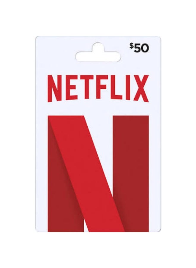 Netflix Gift Card $50 USD for USA Accounts
