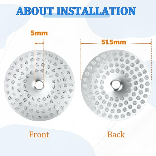 Pulems Stainless Steel Precision Shower Screen 51.5mm Compatible with Most of Coffee Machine, Replacement Part for IMS CI200IM CI200NT Espresso Filter Screen, High Flow,High Extraction Nanotech Shower Screen - Image 2