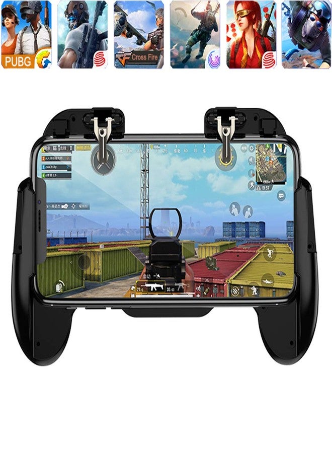 Ytuomzi Mobile Phone PUBG Game Controller L1R1 Shoot and Aim Trigger Joystick Ergonomic Gamepad for PUBG Mobile/Knives Out,Phone Gaming Controller for 4.7''- 7.0'' Android & iOS (H6) - Image 1