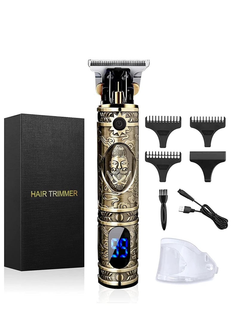 Solati - Hair Clippers for Men, Professional Hair Trimmer Zero Gapped T-Blade Trimmer Cordless Rechargeable Edgers Clippers Electric Beard Trimmer Shaver Hair Cutting Kit with LCD Display Gifts for Men - Image 1