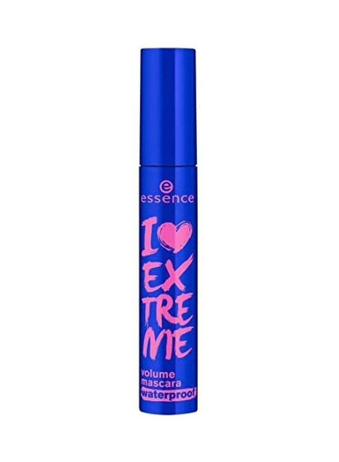 ماسكارا I Love Extreme المقاومة للماء والمكثفة للرموش أسود