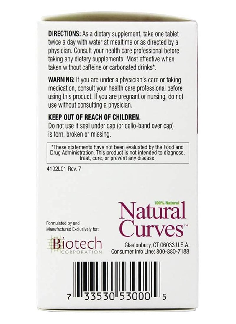 BioTechUSA Biotech Natural Curves 60 Tablets  - Image 2