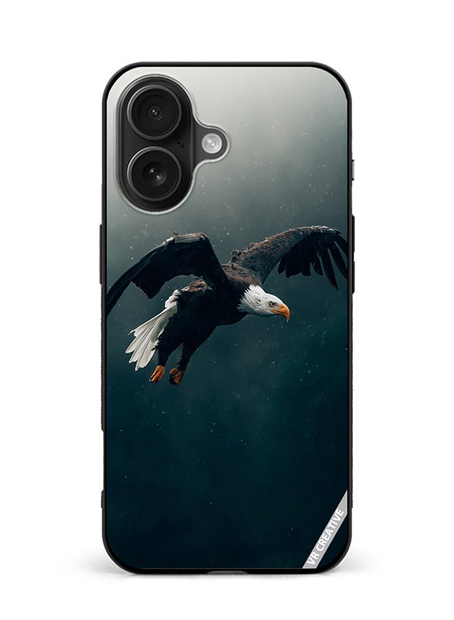 Protective Case Cover For Apple iPhone 16 Peaky Eagle Design Multicolour