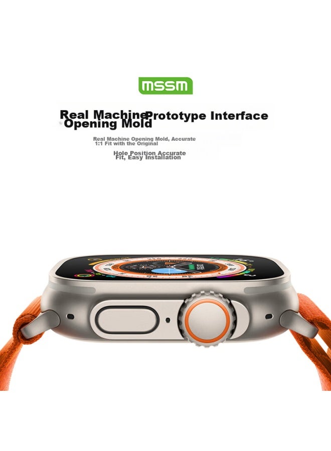 Mssm Nylon Alpine Loop Band For Apple Watch Ultra/s10/9/8/7/6/5/se, Green, 49/46/45/44mm - Image 4