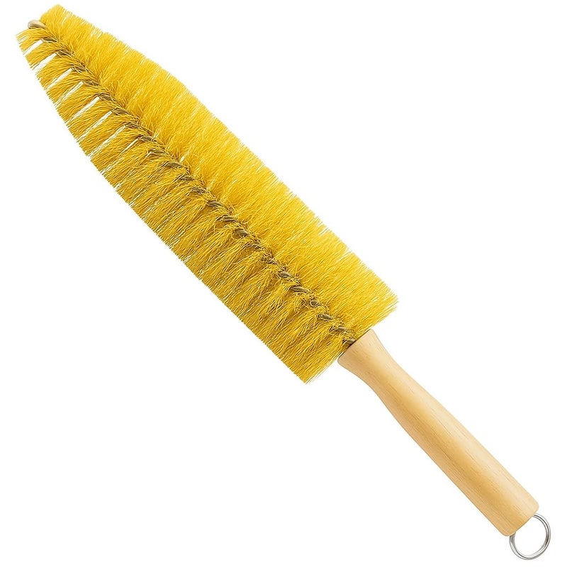 HI-TECH Wheel Spoke Brush for Rims & Wheels - Cone Shape for Cleaning Crevices & Hard-to-Reach Areas, Chemical Resistant, Safe on All Finishes - 1 Pack - Image 1