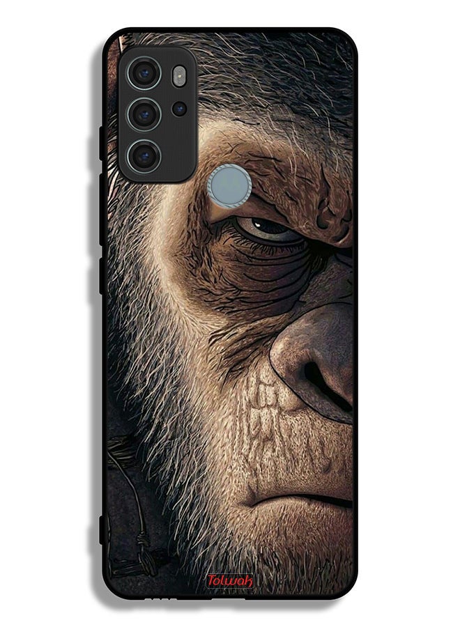 Tolwak Motorola Moto G60S Protective Case Cover King Kang - Image 2