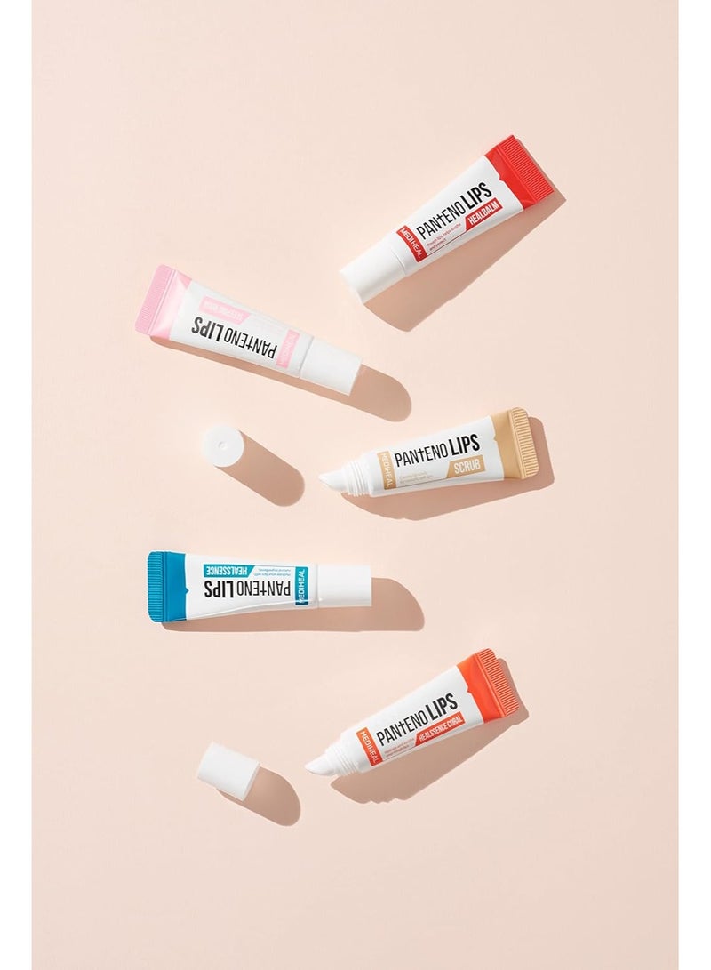MEDIHEAL Pantenolips Lip Scrub (10ml) Gentle Exfoliating Korean Lip Scrub with Panthenol & Walnut Shell Powder for Dry Flaky Chapped Lips, Smooth Hydrated Lip Care - Image 2