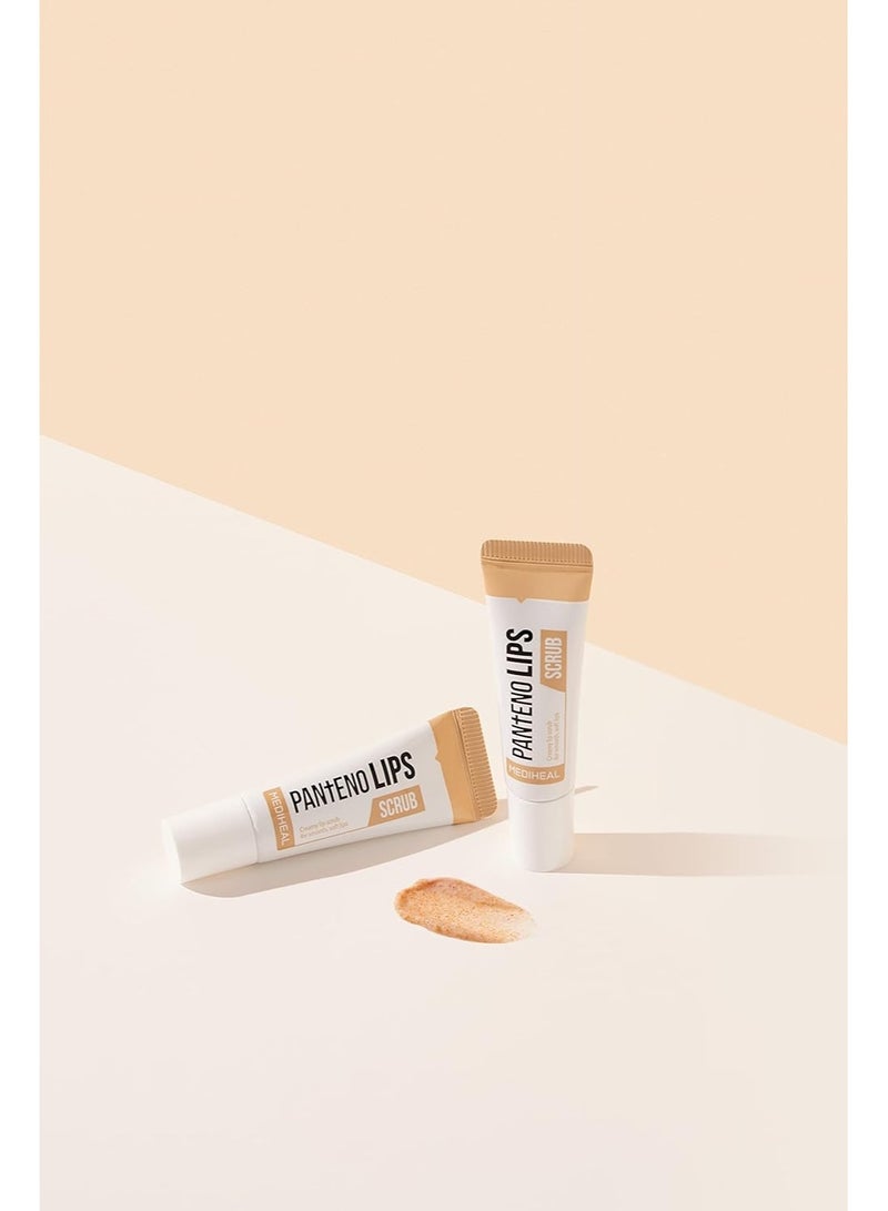 MEDIHEAL Pantenolips Lip Scrub (10ml) Gentle Exfoliating Korean Lip Scrub with Panthenol & Walnut Shell Powder for Dry Flaky Chapped Lips, Smooth Hydrated Lip Care - Image 3