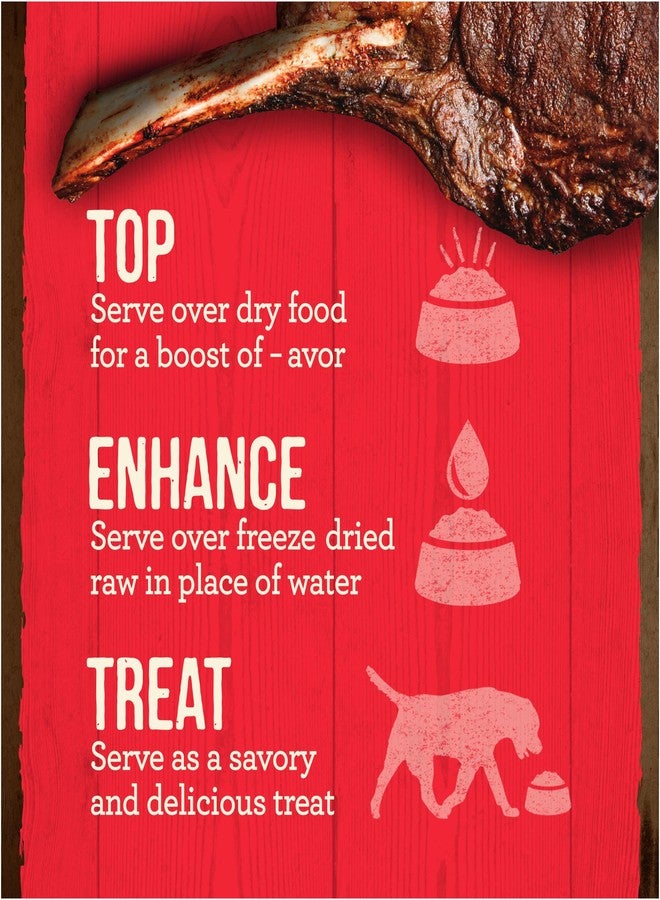 ميريك مرق عظام ميريك الخالي من الحبوب، أكياس معززة لطعام الكلاب والقطط، بنكهة لحم البقر - 7 أونصة. - Image 5