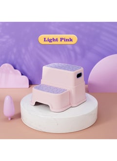 LIMOS 2 Step Stool for Kids Toilet Potty Training Non-Slip Toddler Step Stool with Handle for Bathroom Sink  - Image 1