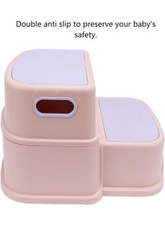 LIMOS 2 Step Stool for Kids Toilet Potty Training Non-Slip Toddler Step Stool with Handle for Bathroom Sink  - Image 5