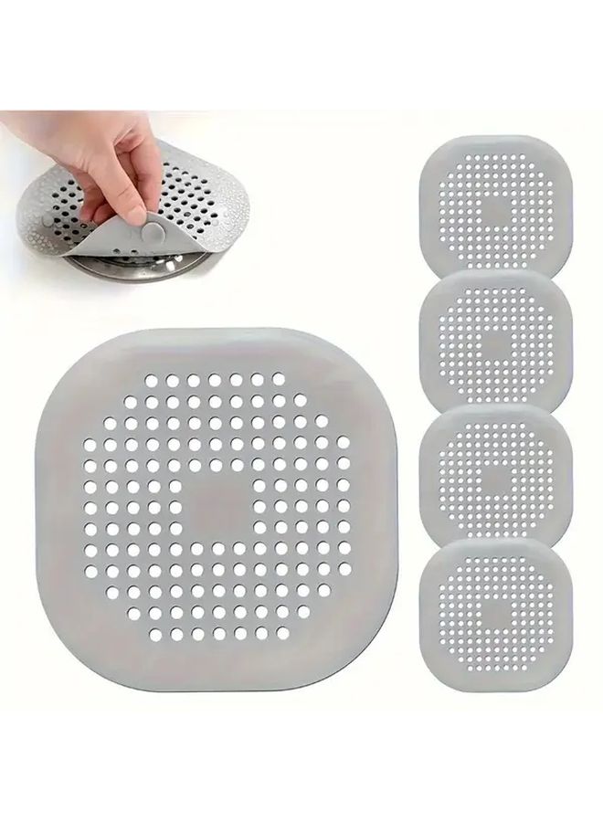 White 2 Pack Hair Catcher for Sink Shower Anti Clog Drain Filter - Image 2