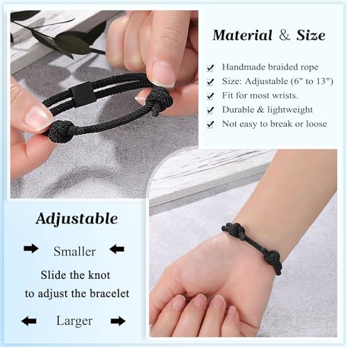 UNGENT THEM Cross To My Son Bracelet from Mom Mother Christmas Stocking Stuffers Teenage Teen Boy Gifts Ideas 8 9 10 12 13 15 14 16 11 Year Old Birthday Valentines Easter Gifts for Kids Boys Stuff - Image 4
