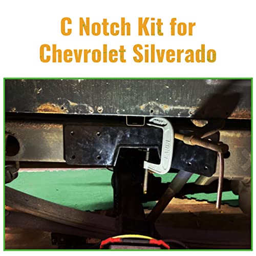 Tuningsworld New Frame C Notch Kit for Chevrolet Silverado GMC Sierra 1500 Pickup 1999-2007 Rear Axle Lowering - Image 5