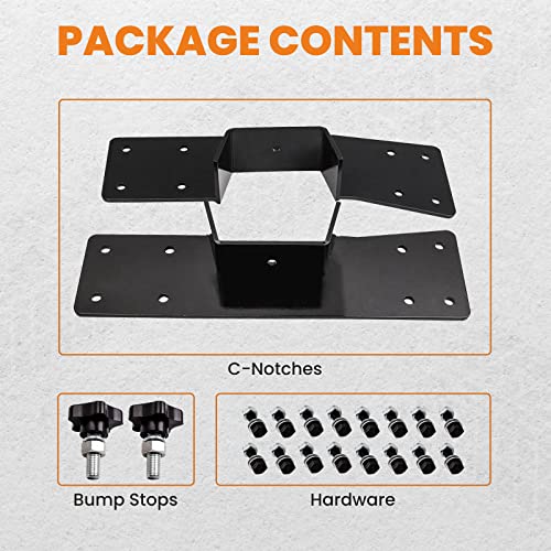 Tuningsworld New Frame C Notch Kit for Chevrolet Silverado GMC Sierra 1500 Pickup 1999-2007 Rear Axle Lowering - Image 4