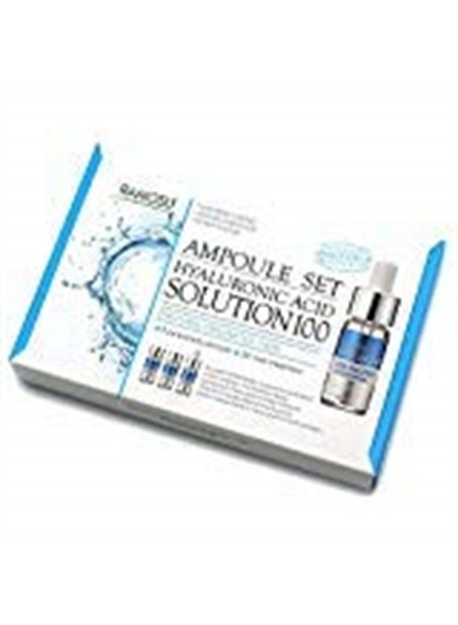 RAMOSU [RAMOSU] 28 Days Hyaluronic Acid Hydrating Facial Moisturizer Ampoule | Intense Hydration for Dry and Dehydrated Skin, Premium Quality Anti Aging Serum (10ml×3EA)