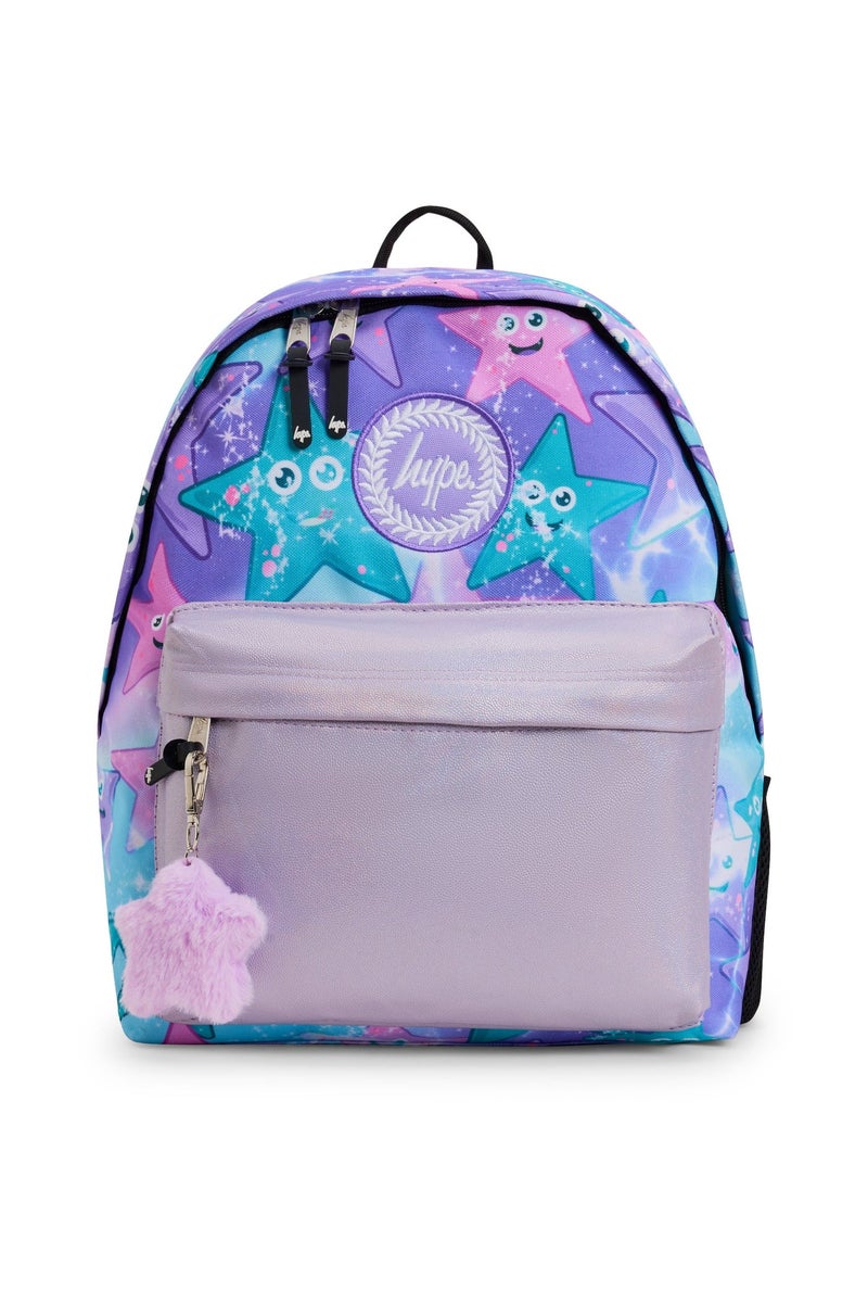 Hype Backpack Iconic Purple & Green Starfish - Image 1