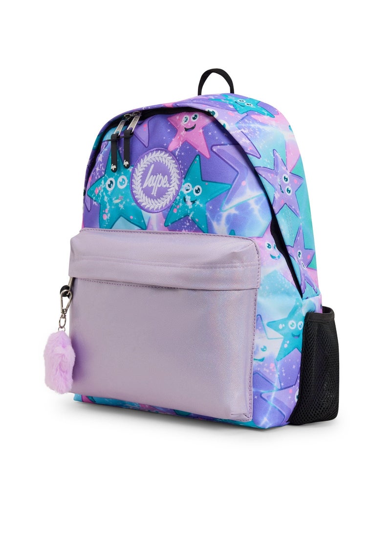 Hype Backpack Iconic Purple & Green Starfish - Image 3