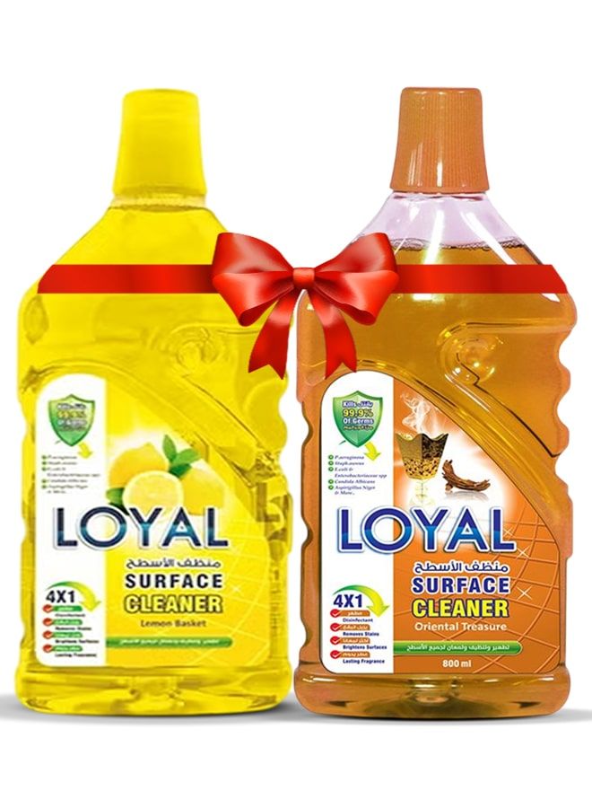 loyal Surface Cleaner 2x2400ml Oriental Treasure + Lemon & Lime