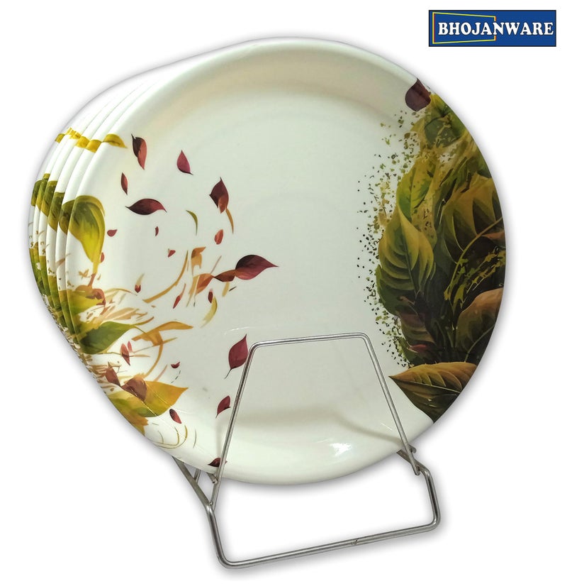BHOJANWARE Elevate Your Dining Experience with Our Melamine Plate Set of 6 (Size-10 Inch / 26 CM) - Image 3