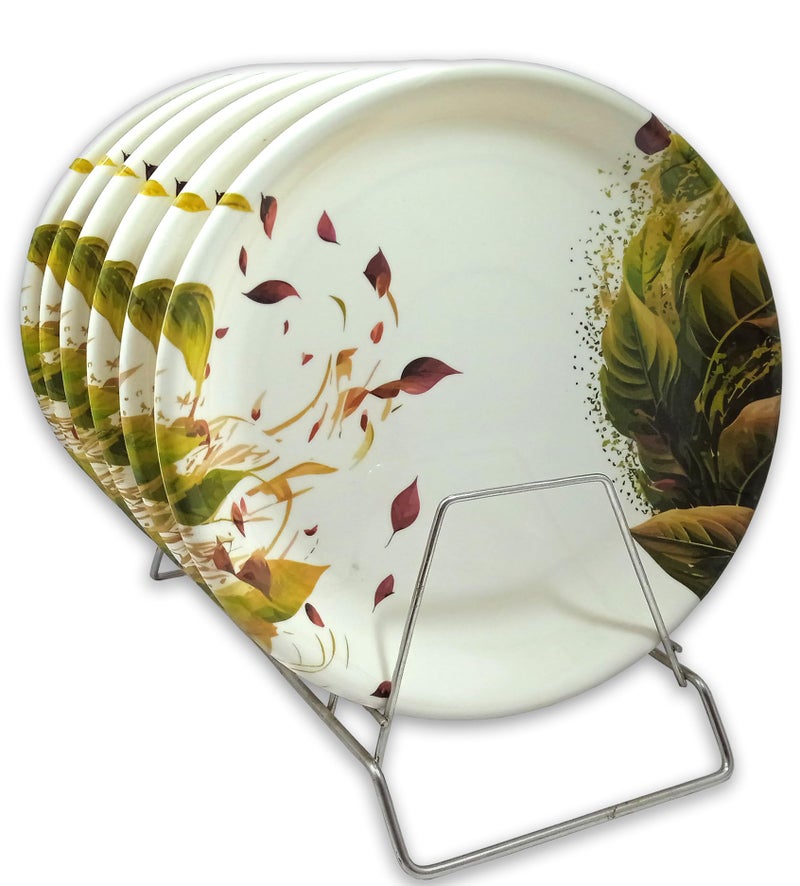 BHOJANWARE Elevate Your Dining Experience with Our Melamine Plate Set of 6 (Size-10 Inch / 26 CM) - Image 4