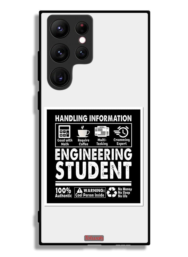 Tolwak Samsung Galaxy S22 Ultra 5G Protective Case Cover Engineering Student Sticker - Image 3