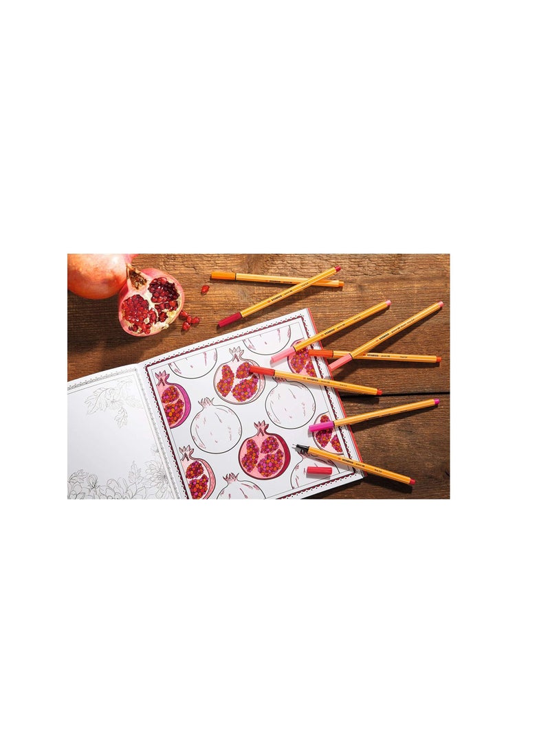 STABILO Stabilo Point 88 Fineliner Shades of Red Wallet -8  - Image 2