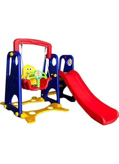 Megastar RBW TOYS 3 In 1 Slide Playset With Swing and Basket Ball Game  - Image 2
