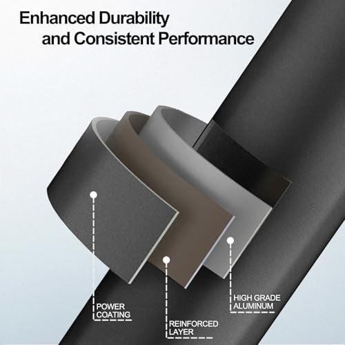 Secotan Baseball Training Bat - Ultra Lightweight Bat - Durable and Sturdy Aluminum Bat - Ideal for Softball Hitting Practise - Versatile Design Bats (28inch, Black) (Black) - Image 4