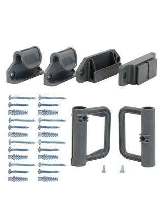 Retractable Baby Gate Replacement Parts (Gray) Drilling Installation Retractable Gates for Dogs Replacement Hardware Full Set Mesh Baby Gate Hardware Kit Compatible BETERTEK Retractable Gates - pzsku/Z0A8BBB38735B450C5714Z/45/_/1736571216/3c6a6c42-21d1-48be-8081-fb009067220b