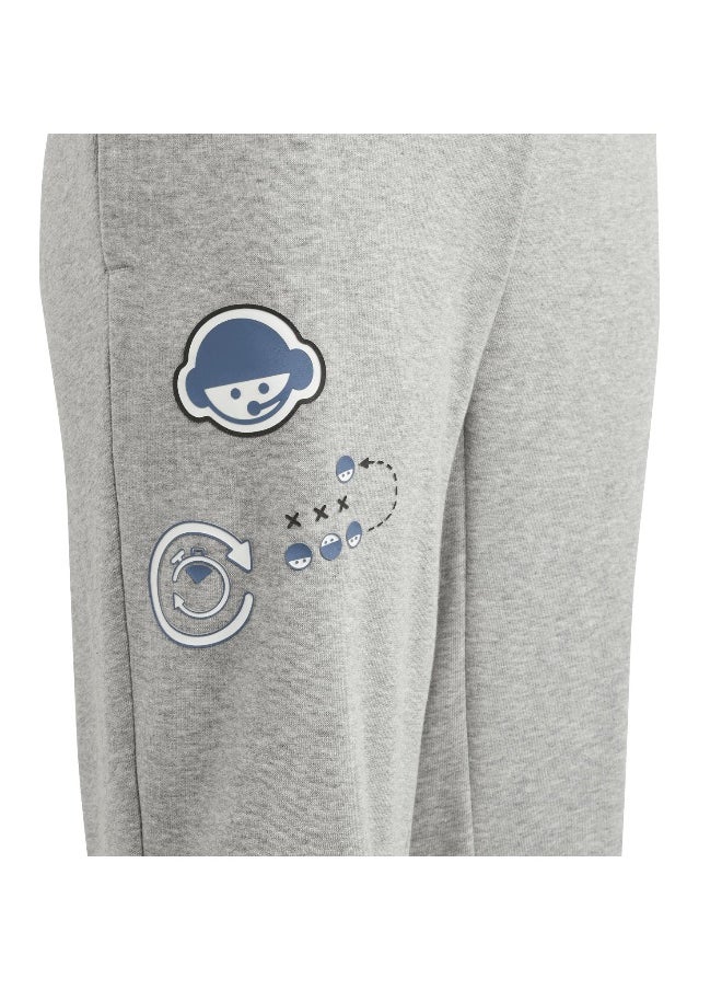 Adidas adidas J Bluv Pant Grey Training Pants 7-8Y  - Image 4