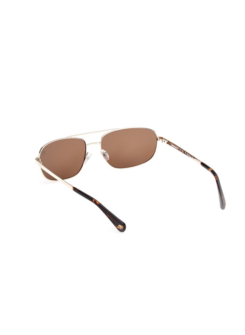 TIMBERLAND FULL RIM MALE NAVIGATOR GOLD METAL SUNGLASSES - Image 3