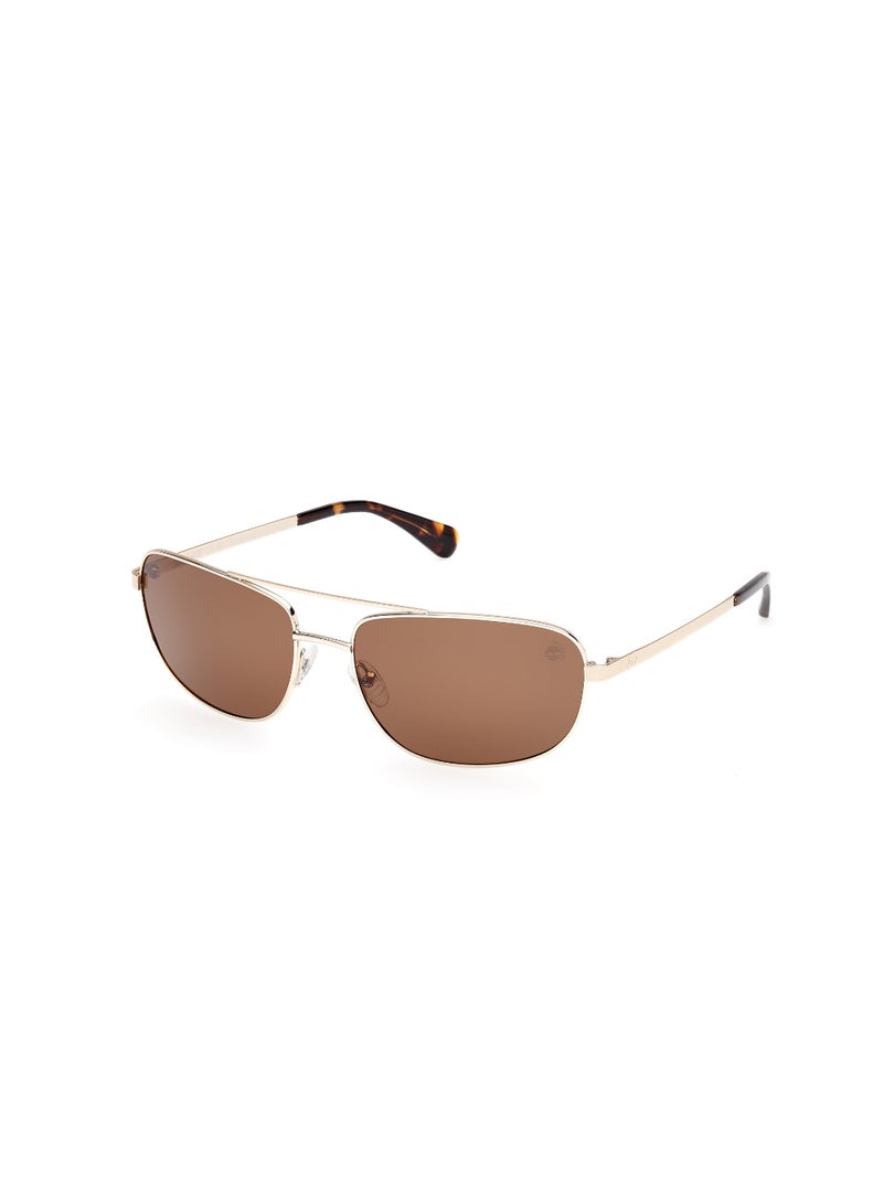 TIMBERLAND FULL RIM MALE NAVIGATOR GOLD METAL SUNGLASSES - Image 1