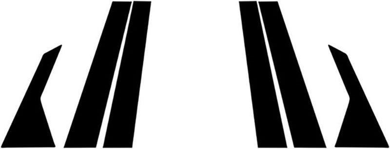 Vuzmode Car Door Window Pillar Posts Molding Cover Trim - Image 1