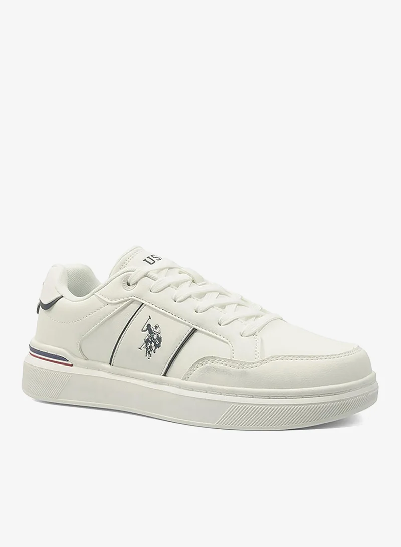 U.S. POLO ASSN. Man Trant White Casual Sneaker
