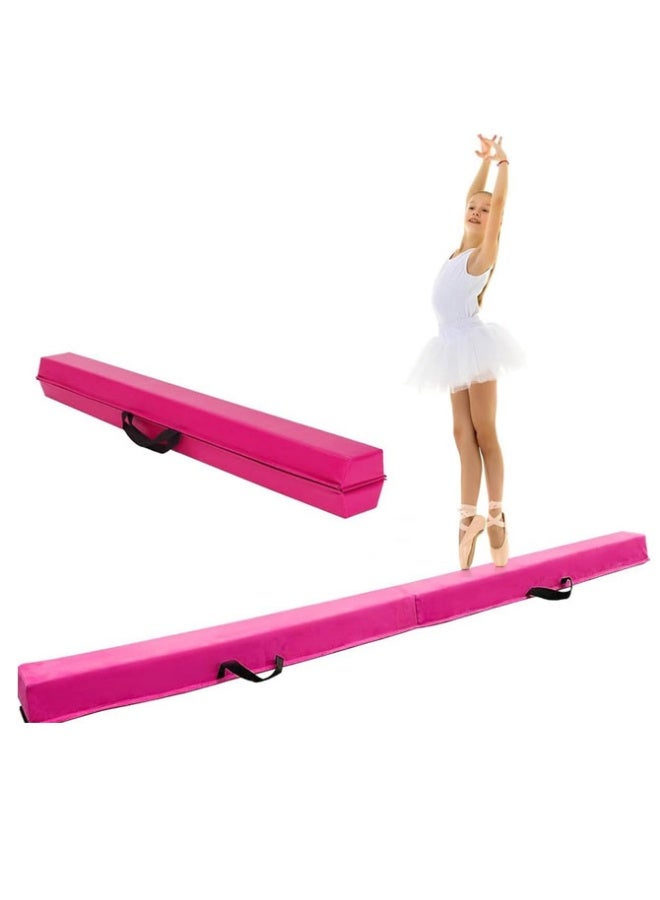 ماكس سترينث عارضة توازن قابلة للطي، بساط جمباز مانع للانزلاق، طول 8 أقدام، معدات عارضة توازن عائلية لتدريب المبتدئين، العلاج الطبيعي والتدريب الاحترافي - Image 3