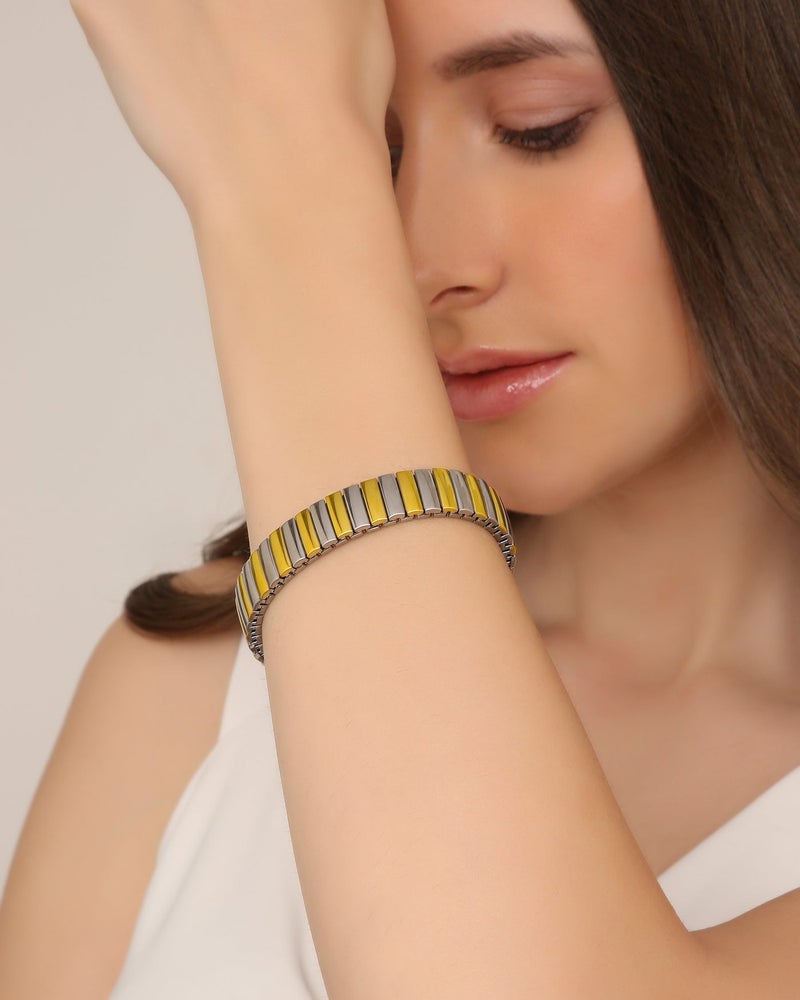 TAAHIRA 18K Gold Plated Women’s Bracelet – Waterproof, Anti-Tarnish, Everyday Wear - Image 1